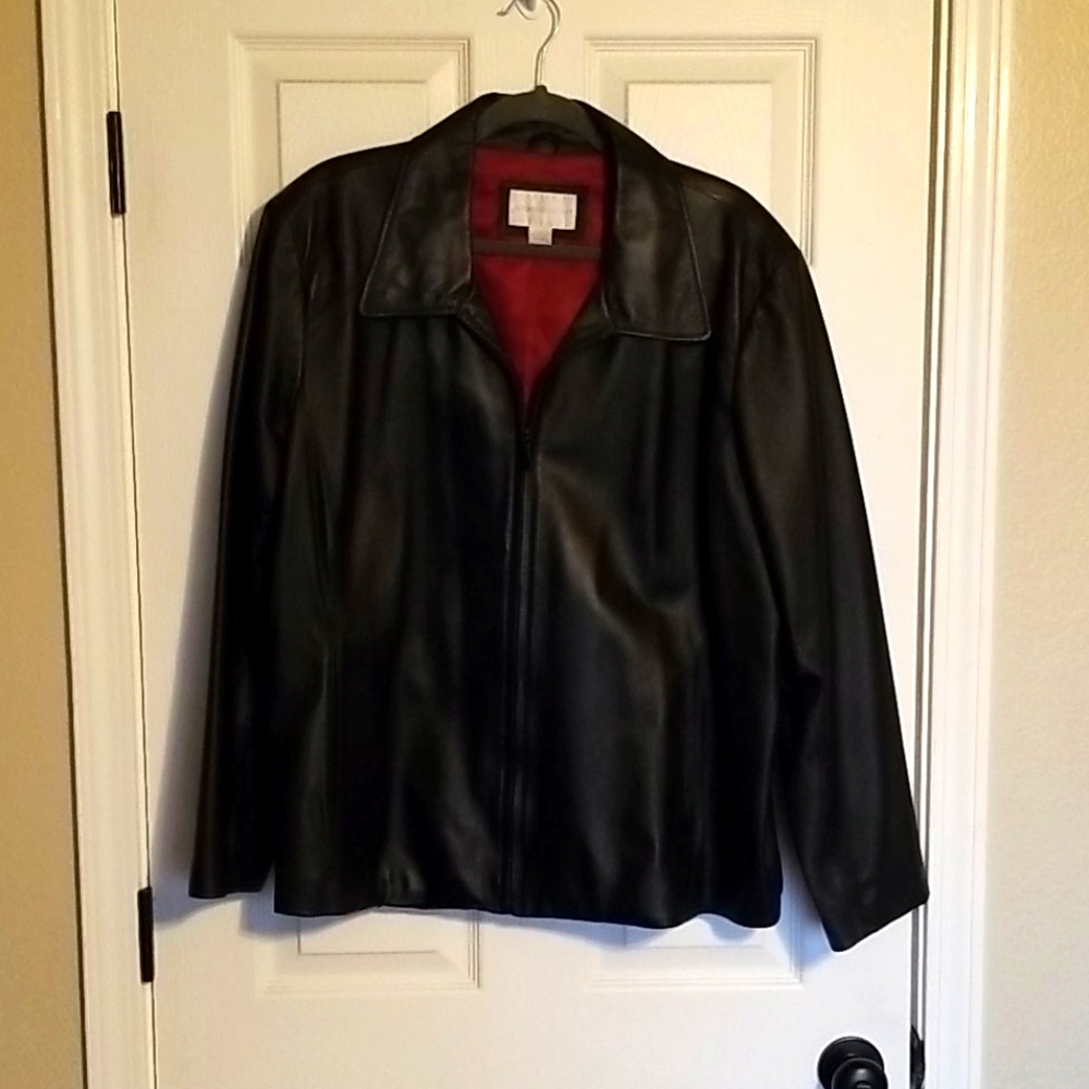 Womens leather jacket